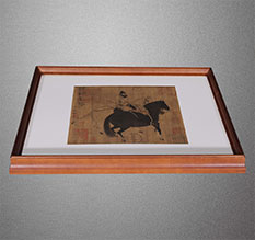 莘县书画装裱配框服务案例